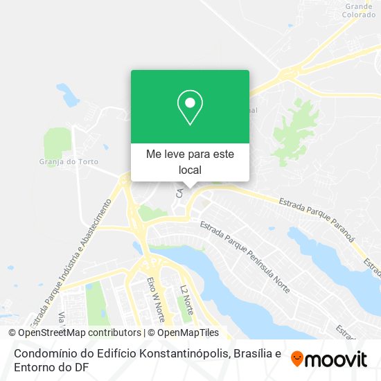 Condomínio do Edifício Konstantinópolis mapa