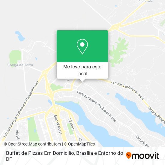 Buffet de Pizzas Em Domicilio mapa