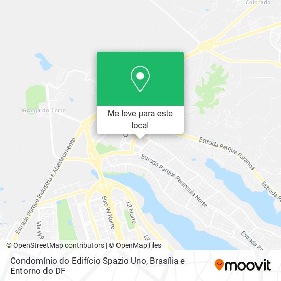 Condomínio do Edifício Spazio Uno mapa