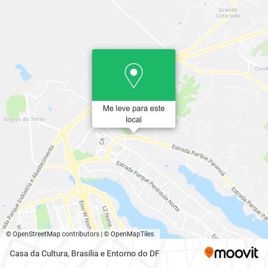 Casa da Cultura mapa