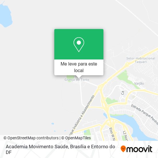 Academia Movimento Saúde mapa