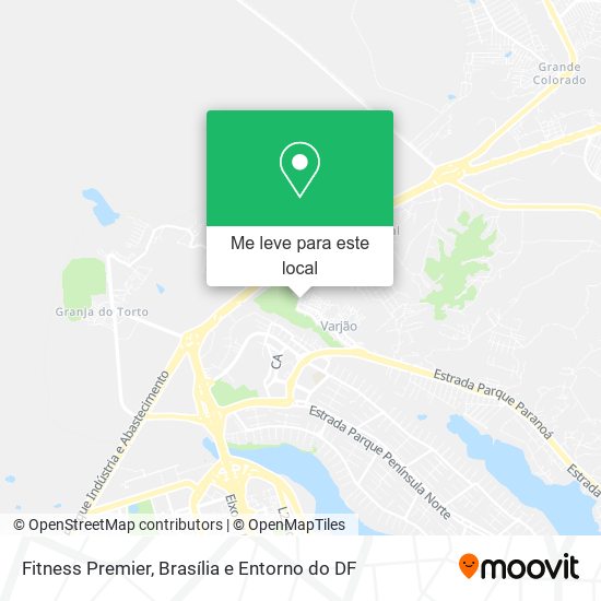 Fitness Premier mapa