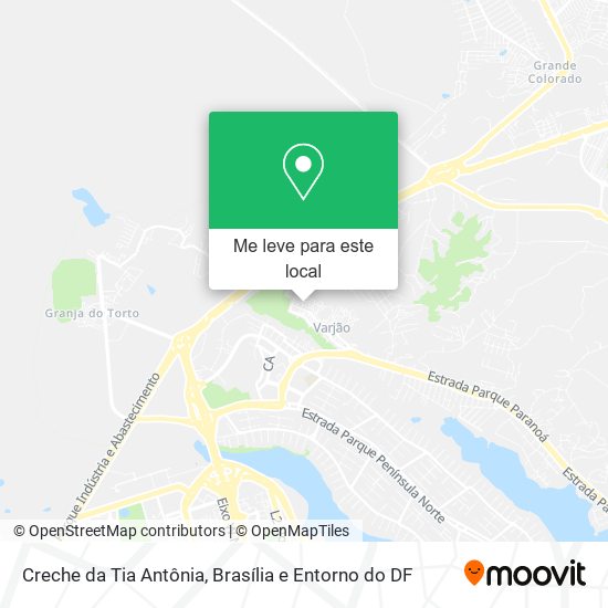 Creche da Tia Antônia mapa