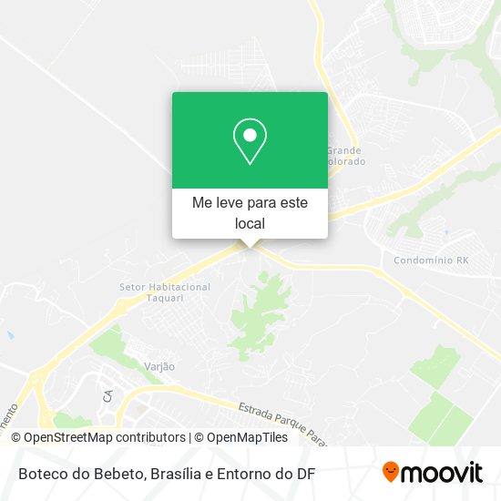 Boteco do Bebeto mapa