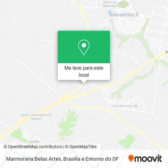 Marmoraria Belas Artes mapa