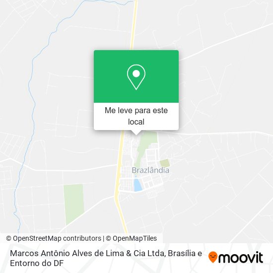 Marcos Antônio Alves de Lima & Cia Ltda mapa