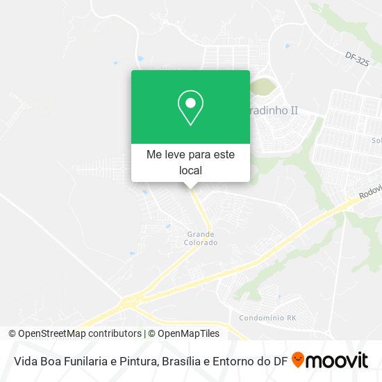 Vida Boa Funilaria e Pintura mapa
