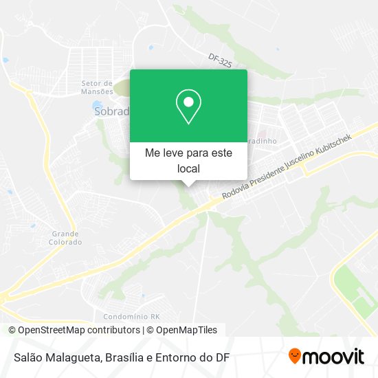 Salão Malagueta mapa
