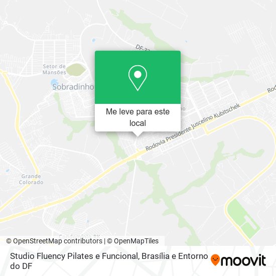 Studio Fluency Pilates e Funcional mapa