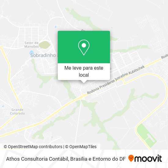 Athos Consultoria Contábil mapa