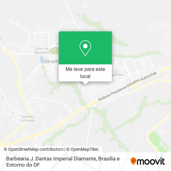 Barbearia J. Dantas Imperial Diamante mapa