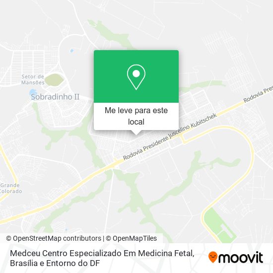 Medceu Centro Especializado Em Medicina Fetal mapa