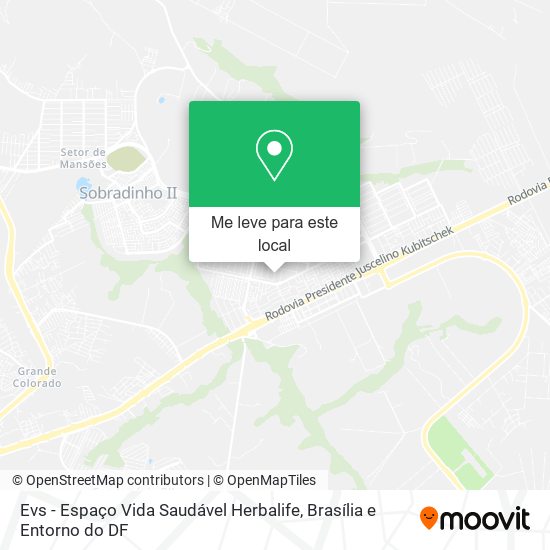 Evs - Espaço Vida Saudável Herbalife mapa