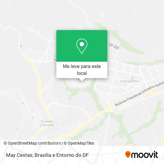 May Cestas mapa