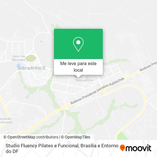 Studio Fluency Pilates e Funcional mapa