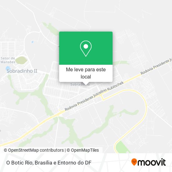 O Botic Rio mapa