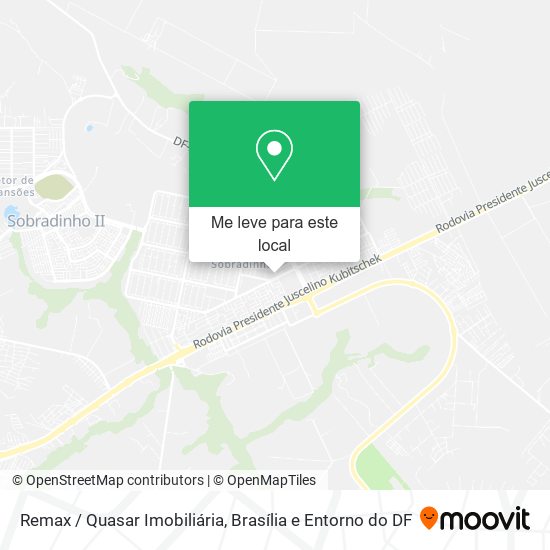 Remax / Quasar Imobiliária mapa