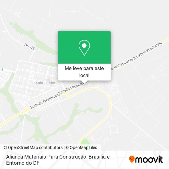 Aliança Materiais Para Construção mapa