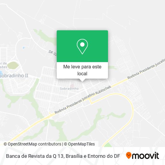 Banca de Revista da Q 13 mapa