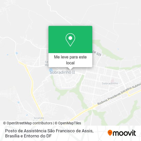 Posto de Assistência São Francisco de Assis mapa