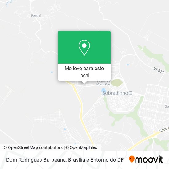Dom Rodrigues Barbearia mapa