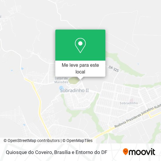 Quiosque do Coveiro mapa