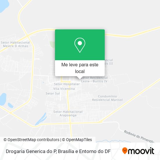 Drogaria Generica do P mapa