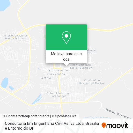 Consultoria Em Engenharia Civil Asilva Ltda mapa