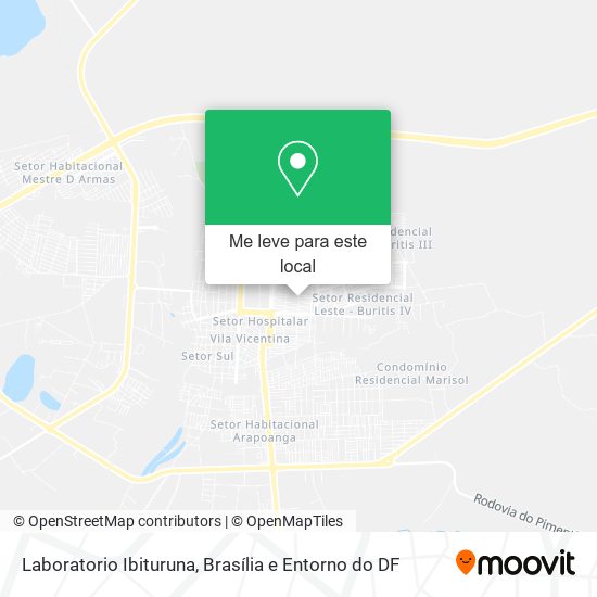 Laboratorio Ibituruna mapa
