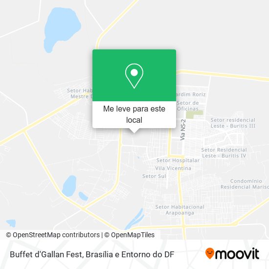 Buffet d'Gallan Fest mapa