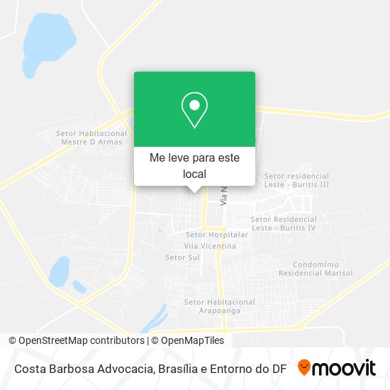 Costa Barbosa Advocacia mapa