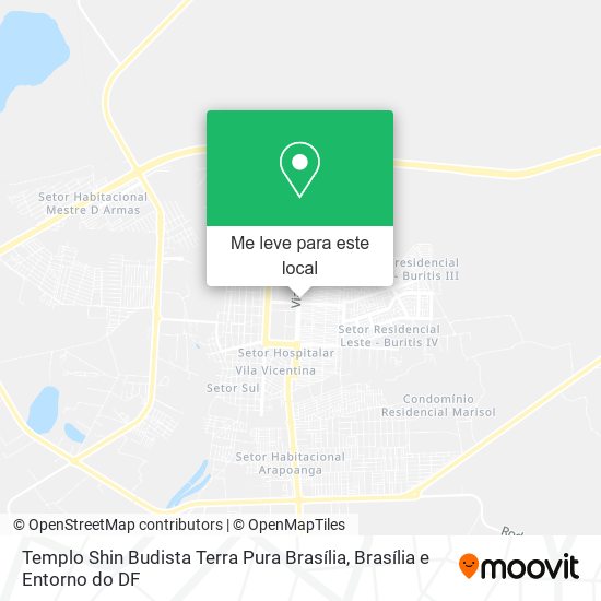Templo Shin Budista Terra Pura Brasília mapa