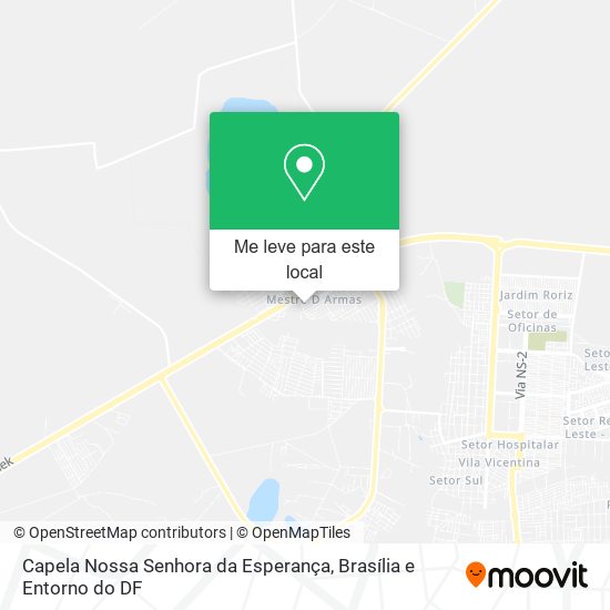 Capela Nossa Senhora da Esperança mapa
