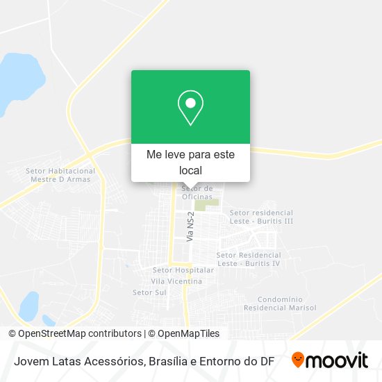 Jovem Latas Acessórios mapa