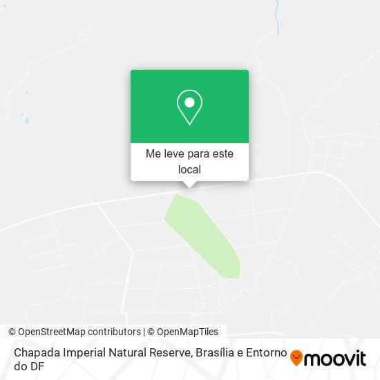 Chapada Imperial Natural Reserve mapa
