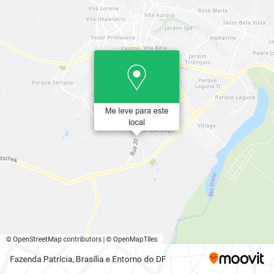 Fazenda Patrícia mapa
