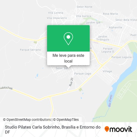 Studio Pilates Carla Sobrinho mapa