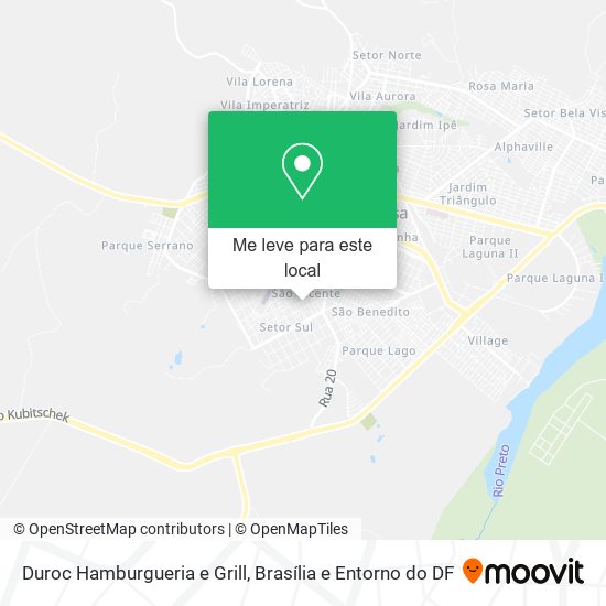 Duroc Hamburgueria e Grill mapa