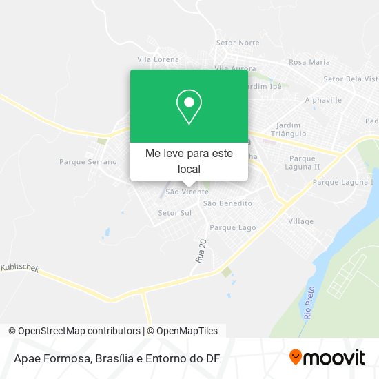 Apae Formosa mapa