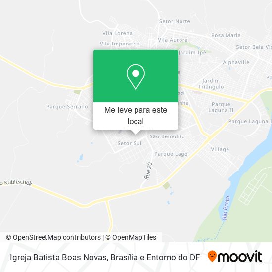 Igreja Batista Boas Novas mapa