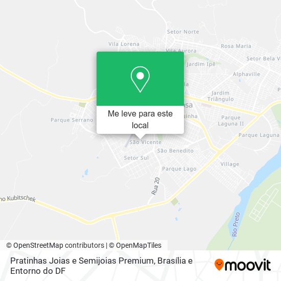 Pratinhas Joias e Semijoias Premium mapa