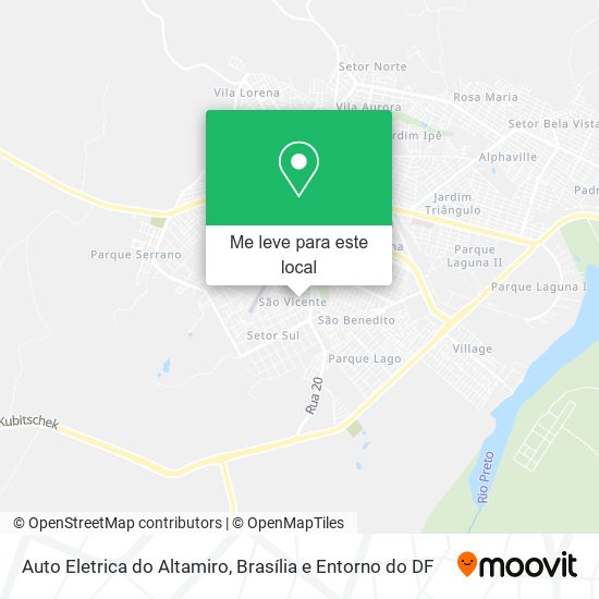 Auto Eletrica do Altamiro mapa