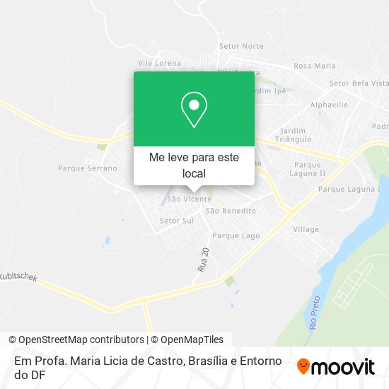 Em Profa. Maria Licia de Castro mapa