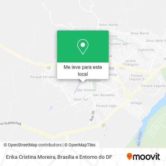 Erika Cristina Moreira mapa