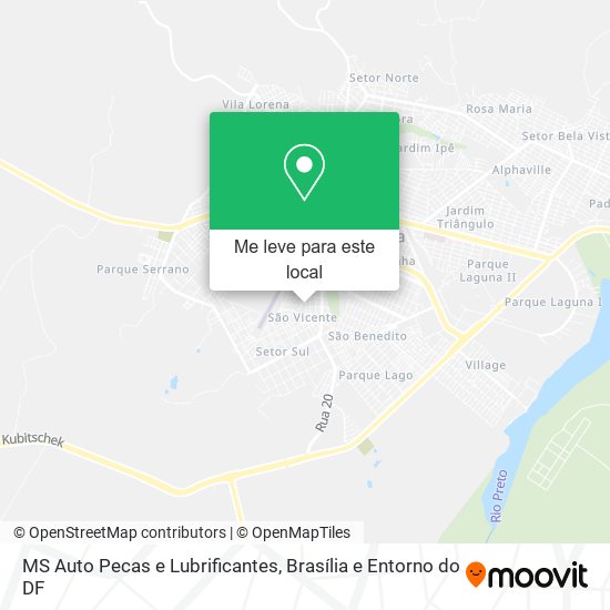 MS Auto Pecas e Lubrificantes mapa