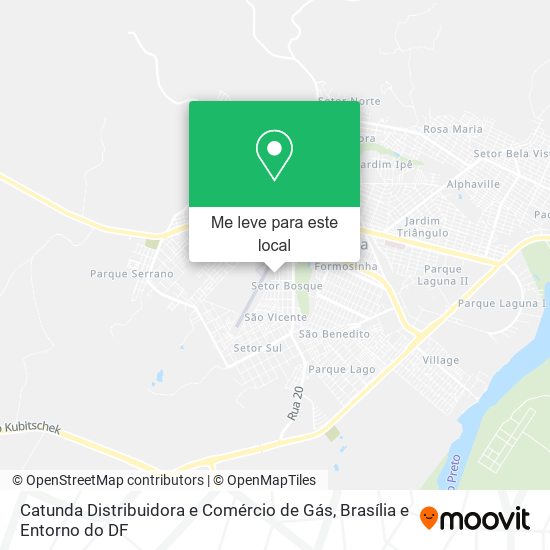 Catunda Distribuidora e Comércio de Gás mapa