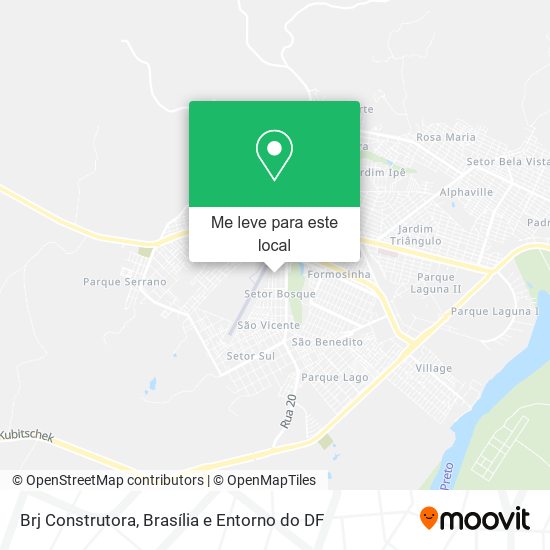 Brj Construtora mapa