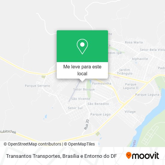 Transantos Transportes mapa