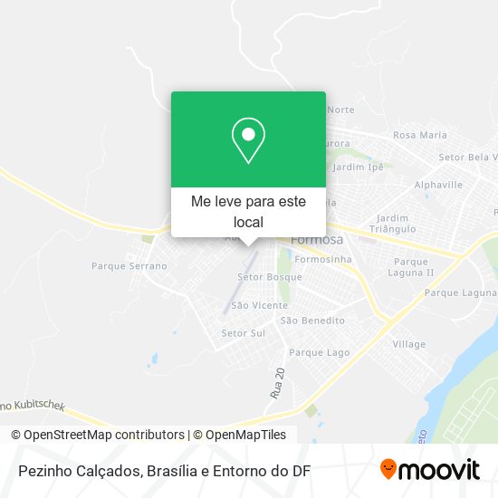 Pezinho Calçados mapa
