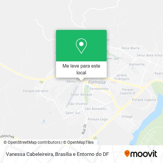 Vanessa Cabeleireira mapa